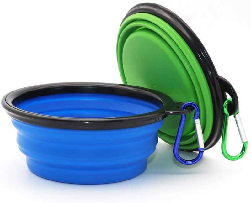 Waterproof Pet Travel Dog Bowl Collapsible Container for Food Water Dish Feeder