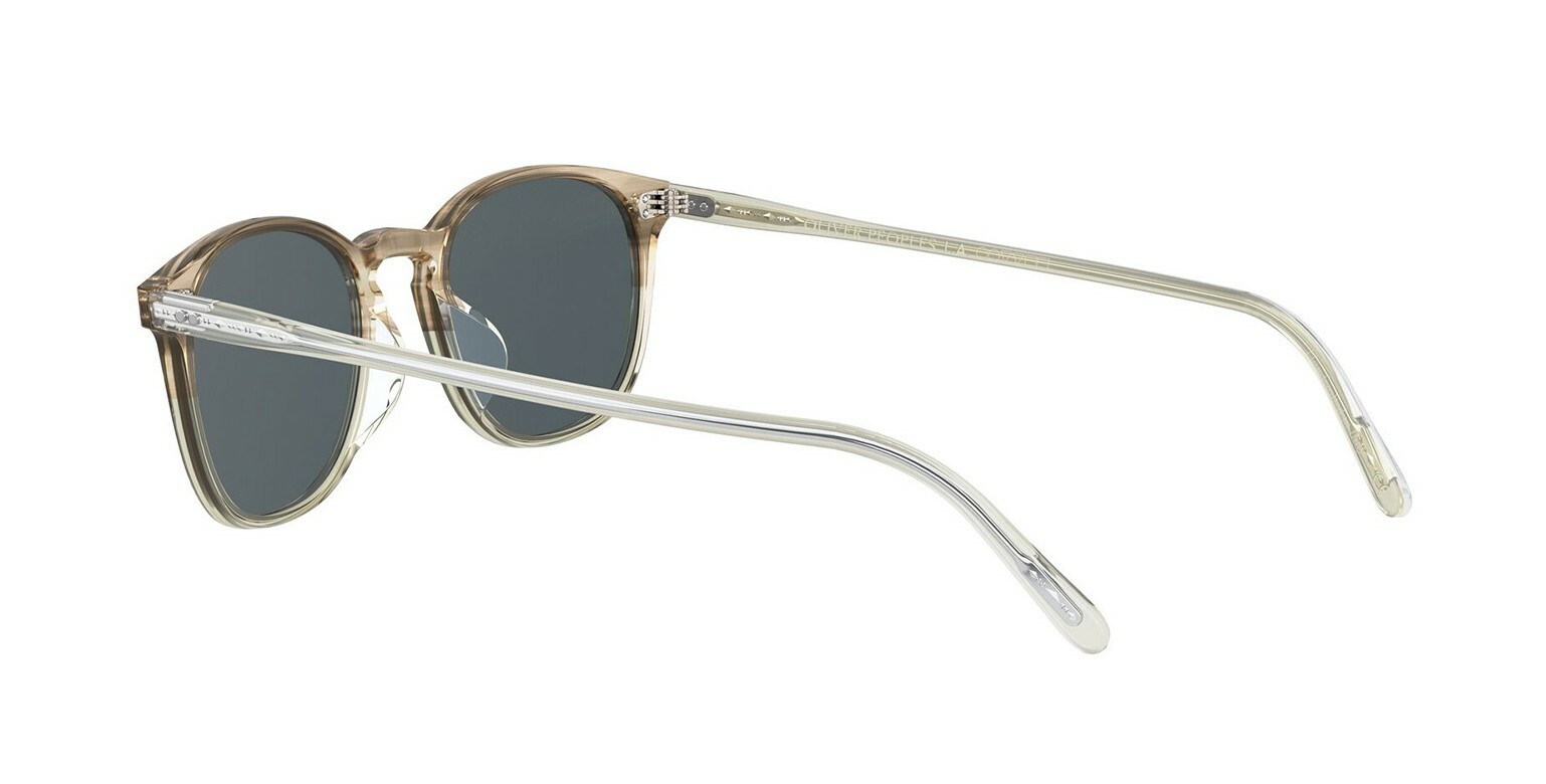 Pre-owned Oliver Peoples Finley Vintage Sun Ov 5397su Brown/grey (1647/r5) Sunglasses In Grey Green