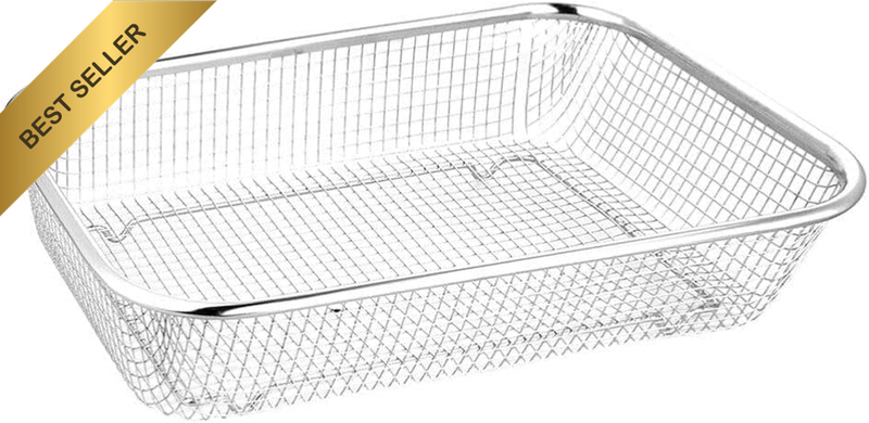 Rectangle Strainer Stainless Steel Mesh– Strainer & Colander for Fruits, Vegetab