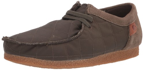 

Мужские мокасины Clarks Shacre II Step, темно-оливковый текстиль, США 10,5, Зеленый