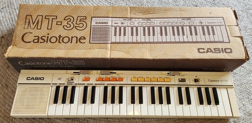 カシオトーン　casiotone MT-35 アダプター付　ジャンク品 Vintage Casio Casiotone Mt-35 MT35 Electronic Music Keyboard