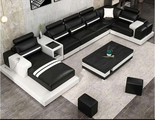 Urban Trend Luxurious Leather Sectional Sofa Set