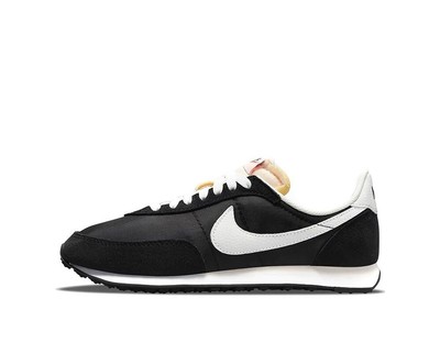 Женские кроссовки Nike Waffle Trainer 2 черные/белые/оранжевые (DA8291 002) — 8,5