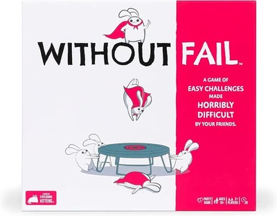 Without Fail by Exploding Kittens - 150 Cards for Strategic Gameplay, Family...