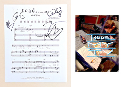 TOAD THE WET SPROCKET SIGNED 8x10'' PHOTO Glen Phillips +3 ALL I WANT Fear COA