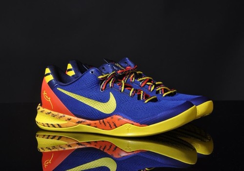 フィリピン ペイ 5120 ペソ Nike Kobe 8 System 'Barcelona Tiger' Sz 10.5 Deep Royal Blue