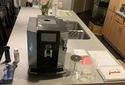 Jura S8 Moonlight Silver Automatic Coffee Machine