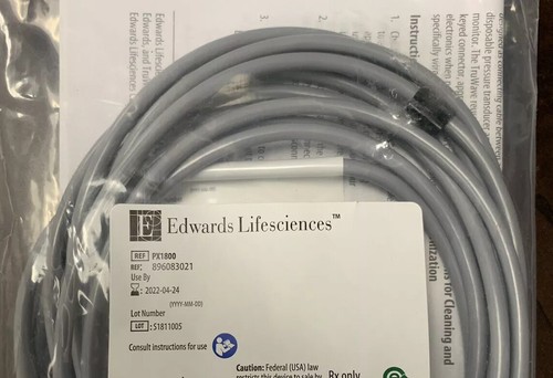 Edwards Lifesciences TruWave Reusable Cable, Model PX1800