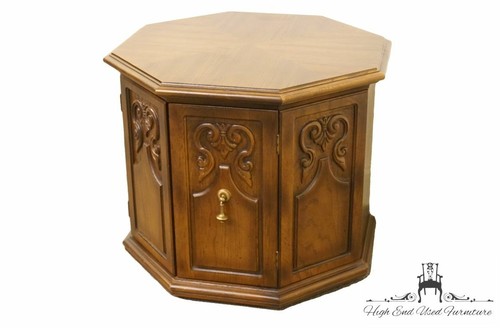 AMERICAN of MARTINSVILLE Octagonal Storage End Table 2607-631