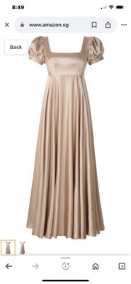 Regency Dresses for Women Bridgerton Dress Jane Austen Ball Gown Empire Waist
