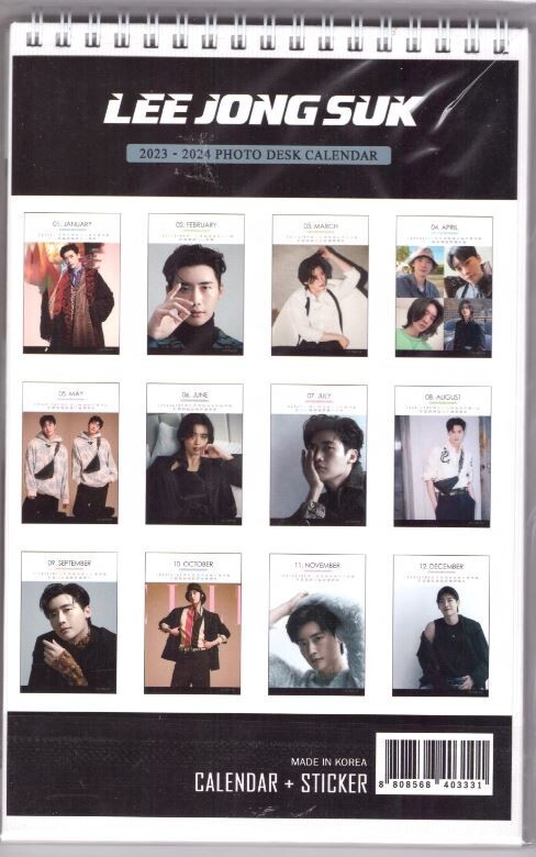 Lee Jong Suk Calendar Year 2023 & 2024 K-Actor 2208