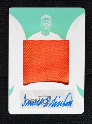 2020 Immaculate Jackets Relics Printing Plate Yellow 1/1 Frank Robinson Auto 4f5