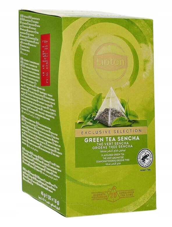 Lipton Exclusive GREEN TEA SENCHA Tea Enveloped - 25tbs