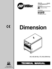 MILLER DIMENSION 302 452 372 562 HOBART CYBERFLEX 452 TECHNICAL MANUAL
