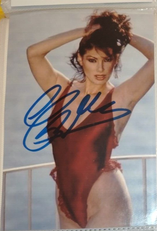 Autografo Edwige Fenech Sexy Foto Attrice Top Comedy Movie Cinema Tv Hand Signed