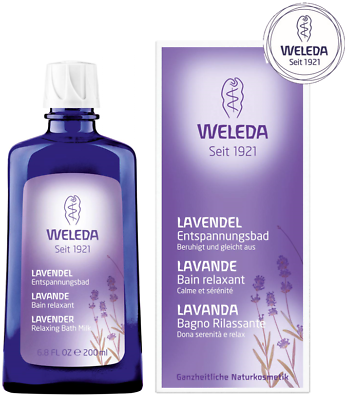 Weleda Lavendel Entspannungsbad Erholungsbad mit Lavendelduft Bade Essenz 200ml