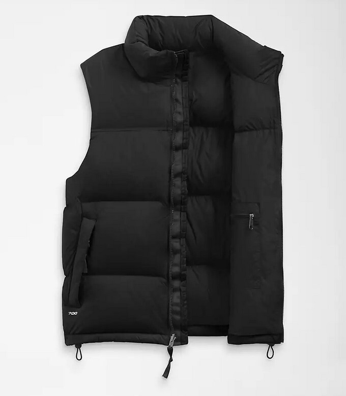 Pre-owned The North Face 1996 Retro Nuptse Men's Vest - Recycled Tnf Black, Size Xl