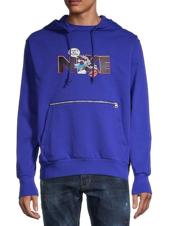 NWT Nike ​Dri-Fit Looney Tunes x Space Jam Bugs Hoodie