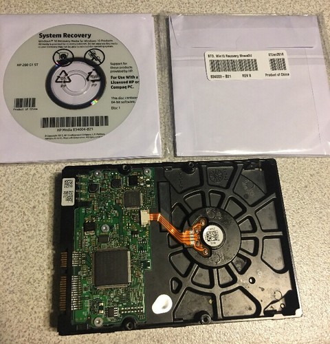 Original HP System Recovery Disc Windows 10 Pro 64bit DVD Driver Restore New OEM