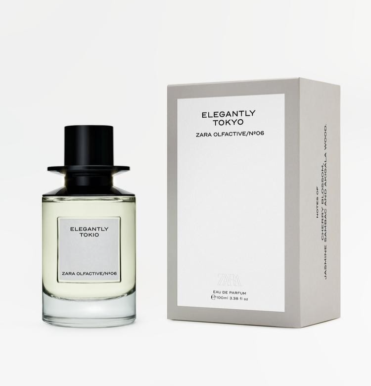 ZARA ELEGANTLY TOKYO N.6 EDP Spray Fragrance Women Perfume