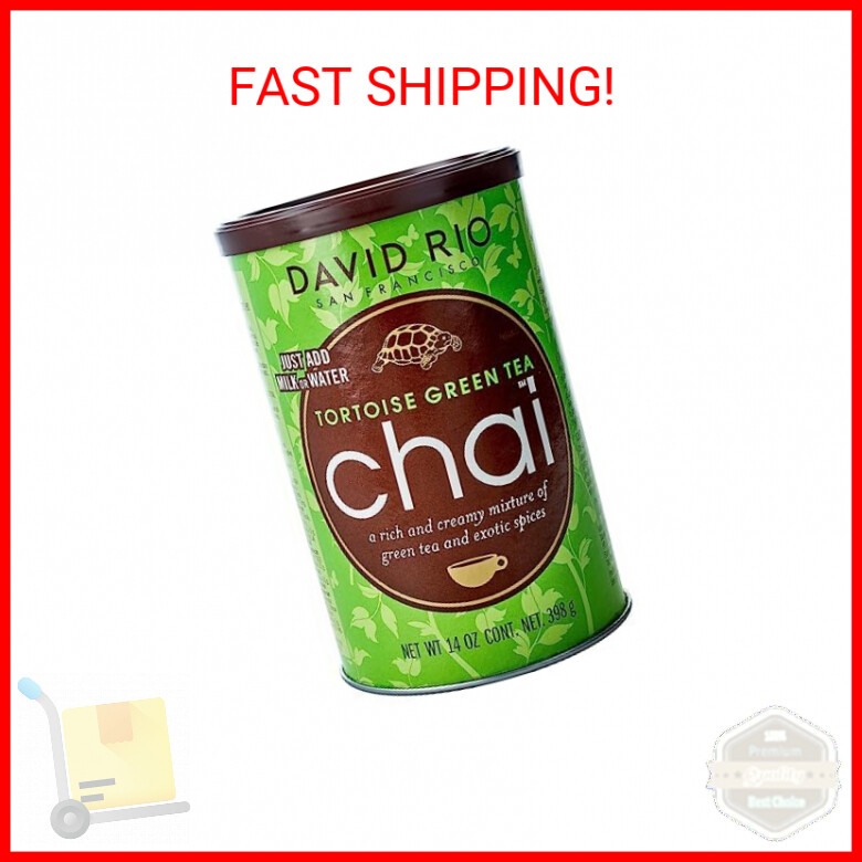 David Rio Chai Mix, Tortoise Green Tea, 14 Ounce