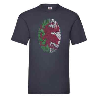 Wales DNA Fingerprint T-Shirt Small-2XL