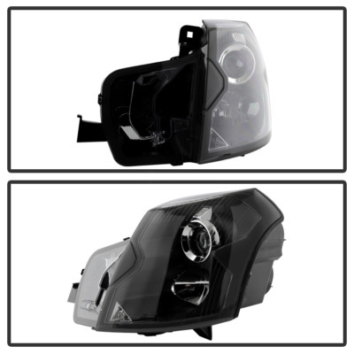 Black 2003-2007 Cadillac CTS Projector Headlights Replacement 03-07 Left+Right
