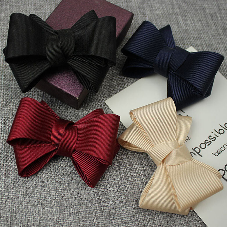 1 Pair Women Shoes Charms Accessoires Bowknot Bow Shoe Bag Hat Decoration DIY