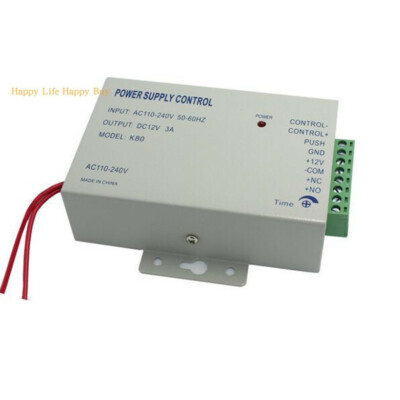 Door Access Control system Switch Power Supply  AC110~240V DC12V/3A 30W