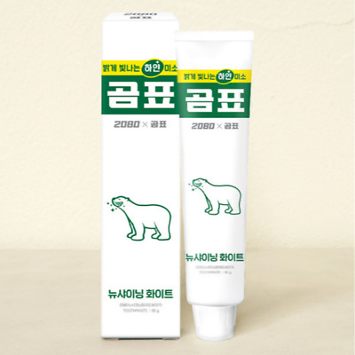 2080 X Gompyo New Shining White Toothpaste 90g Aekyung South Korea