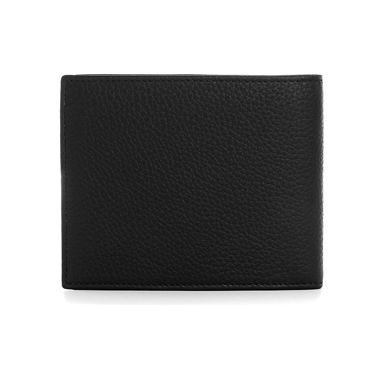Pre-owned Montblanc Meisterstück Soft Grain Leather Card Holder Cover Wallet Purse For Men In Black