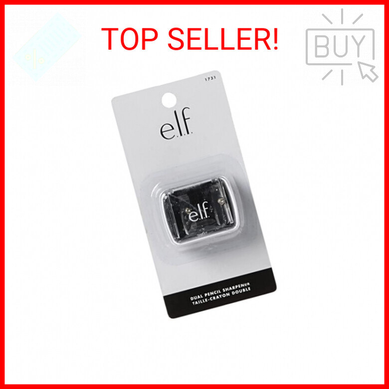 e.l.f. Dual-Pencil Sharpener, Convenient, Essential Tool, Sharpens, Easy To Clea