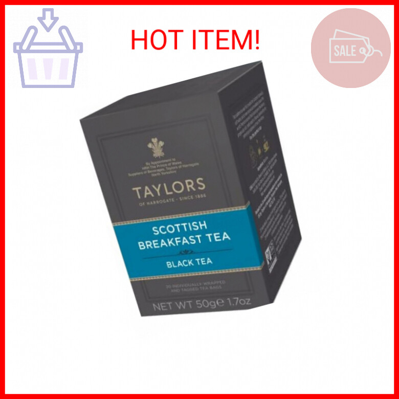 Taylors of Harrogate Scottish Breakfast, 20 Count(Pack of 1)