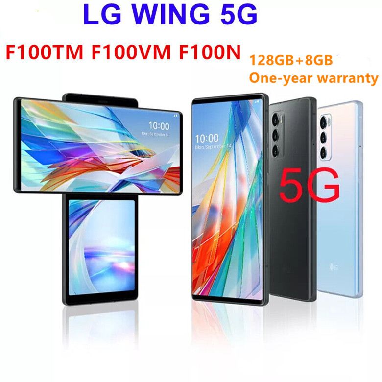 LG Wing 5G LM-F100N Dual Screen | 128GB | 8GB RAM | Android