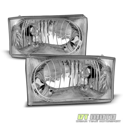 1999-2004 Ford F250/F350/F450 Superduty Excursion Headlights Lamp Set Left+Right