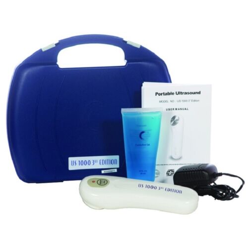 US Pro 1000 3rd Edition Portable Ultrasound Therapy Unit + FREE Shipping + CASE