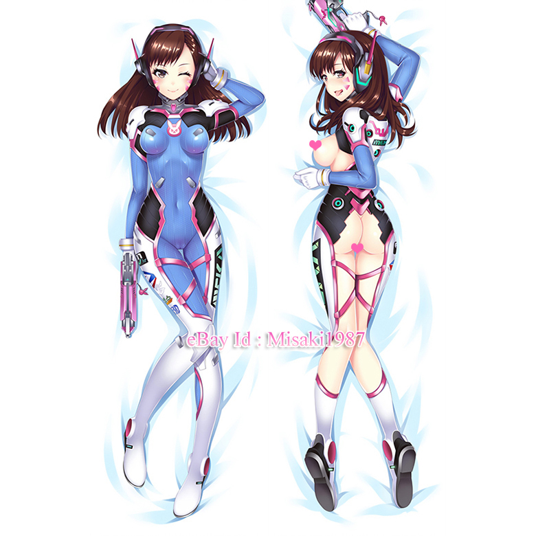Overwatch Ow Dakimakura D Va Anime Girl Hugging Body Pillow
