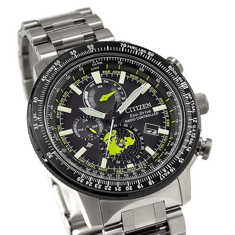Pre-owned Citizen Promaster By3006-53e Sky Series Geo Trekker Eco Drive Men's Watch