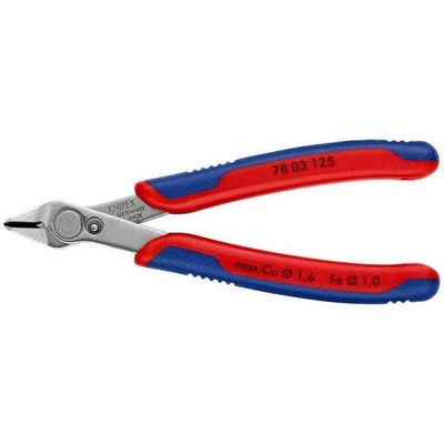 KNIPEX Seitenschneider Electronic Super Knips 125 mm ISO 9654 poliert Zange INOX