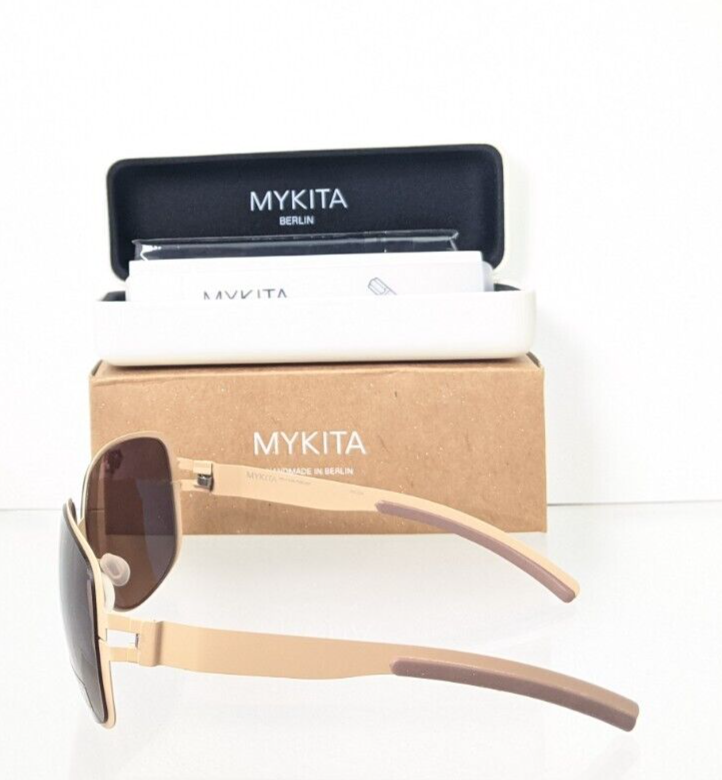 Pre-owned Mykita Brand Authentic  Sunglasses Helen Col. 094 63mm Frame In Brown