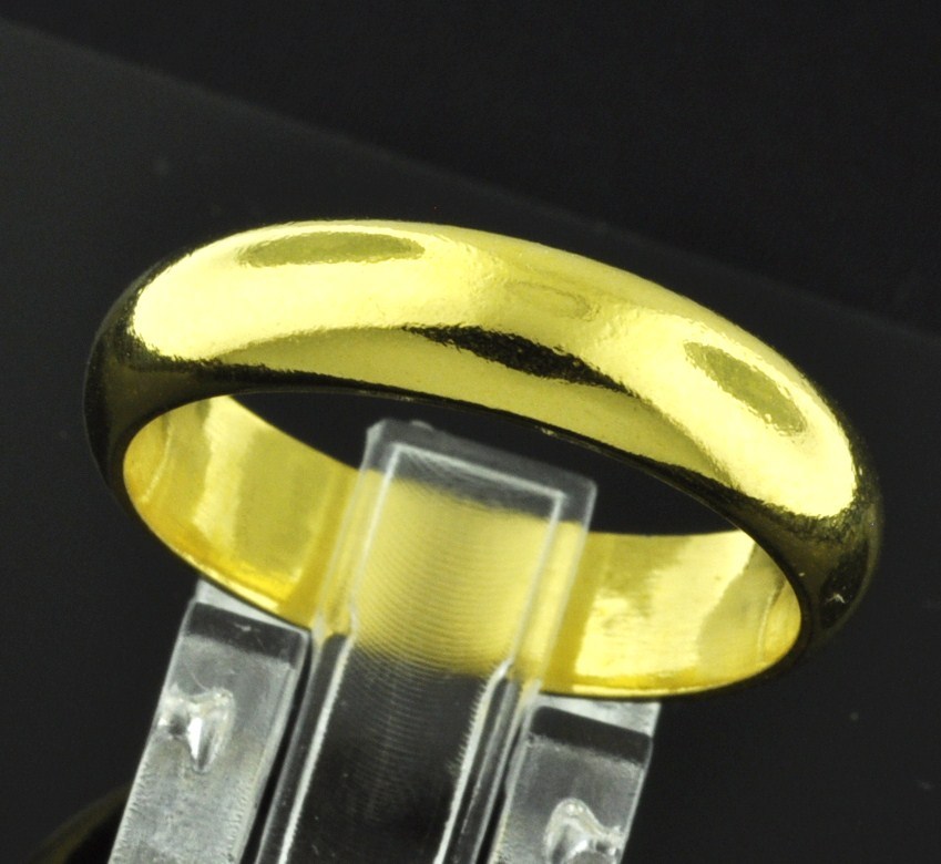 Pre-owned Luckyhhhjewelry 15.00 Grams 24k Solid Yellow Gold Custom Handmade Band Ring Any Size 5-12