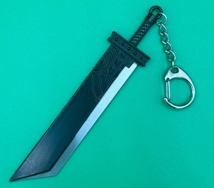 Final Fantasy VII 7 Buster Sword Keychain Carry a Legendary
