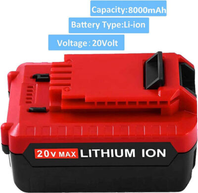 20V Max PCC685L PCC682L for Porter Cable 20Volt 8.0Ah Battery Lithium-Ion 2-Pack