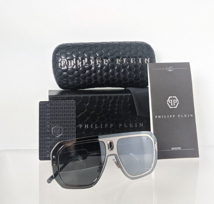 Pre-owned Philipp Plein Authentic  Sunglasses Spp 050 Col 579x Adventure Spp050 Frame In Gray