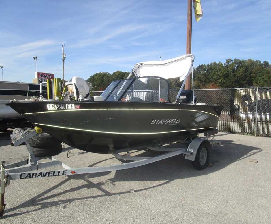PRE-OWNED 2013 STARWELD 1700DC FISH AND SKI STOCK# G3374A