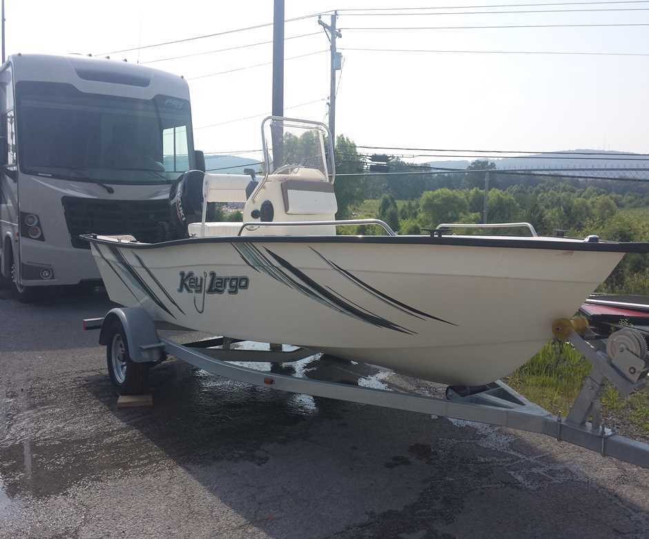 NEW 2016 KEY LARGO 160CC CENTER CONSOLE STOCK# G2558