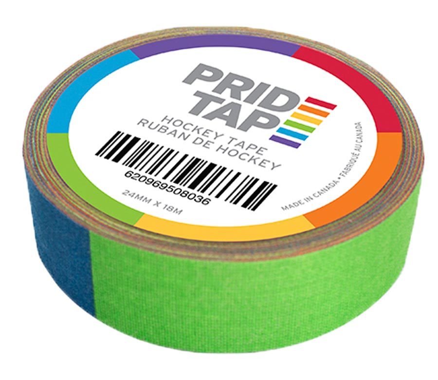 Pride Schlägertape 18m x 24mm Bunt / regenbogenfarben  --Eishockey--