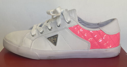 GUESS Los Angeles White Pink Casual Shoes COMLY2 Women s Size 9.5 M US