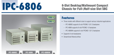 ADVANTECH IPC-6806-25DE INDUSTRIAL COMPUTER Embedded Computer