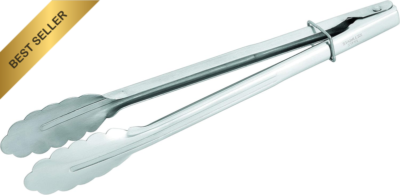 Heavy Weight Professional Tongs with Lock, 30 Cm Size